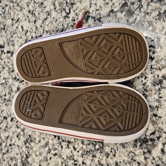 CONVERSE CHUCK TAYLOR SIDE ZIP QUILTED HI-TOP SNEAKERS. SZ 7 - Picture 9 of 9